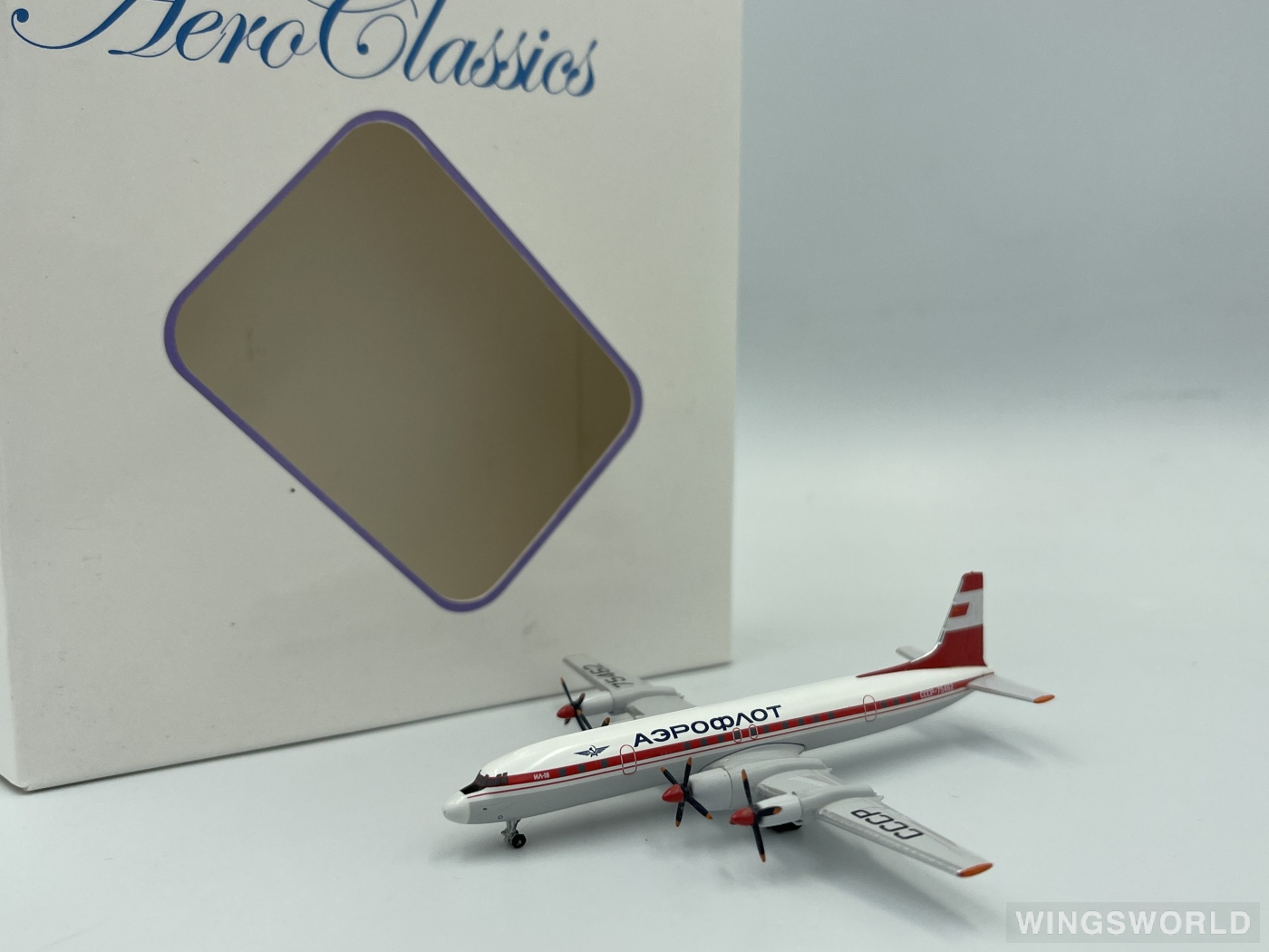 AeroClassics 1:400 ACCCCP75462 Aeroflot 俄罗斯航空 Ilyushin Il-18 CCCP-75462