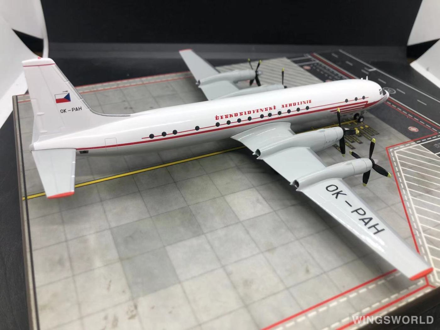 Herpa 1:200 571333 Czech Airlines 捷克航空 Ilyushin Il-18 OK-PAH