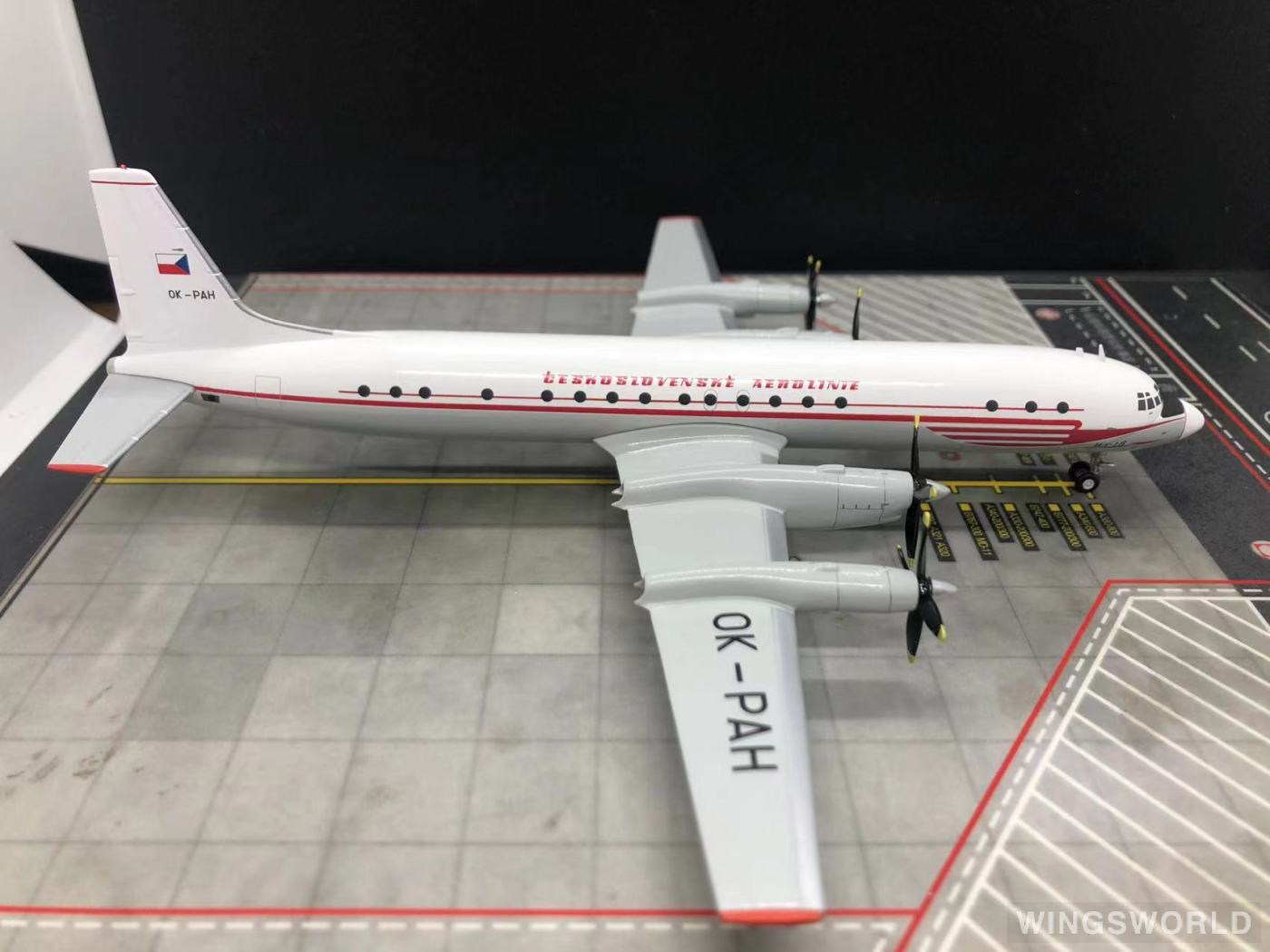 Herpa 1:200 571333 Czech Airlines 捷克航空 Ilyushin Il-18 OK-PAH