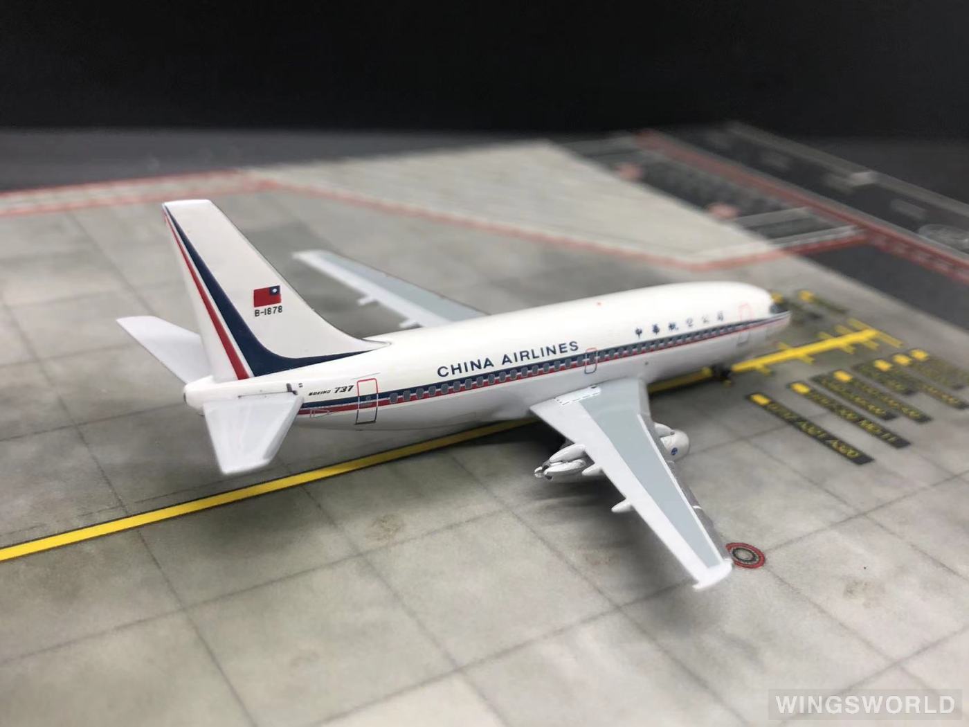 AeroClassics 1:400 AC4B1878 China Airlines 中华航空 Boeing 737-200 B-1878