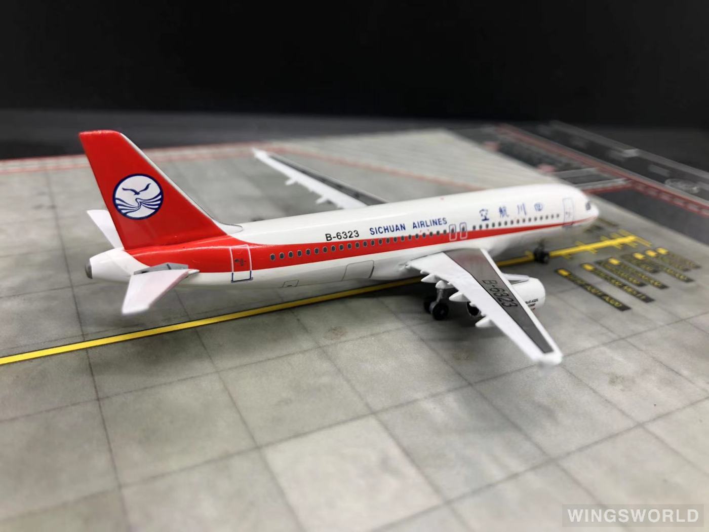 Aviation400 1:400 AV432006 Sichuan Airlines 四川航空 Airbus A320 B-6323
