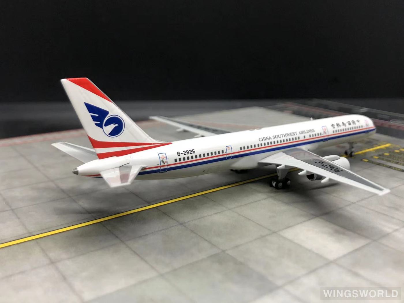 NGmodels 1:400 NG53015 China Southwest Airlines 中国西南航空 Boeing 757-200 B-2826