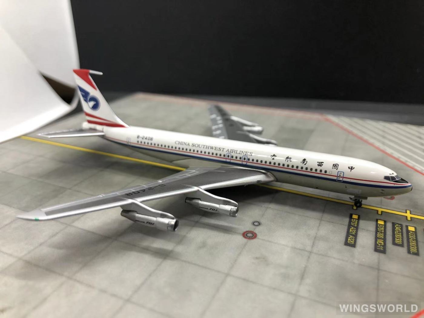 AeroClassics 1:400 ACB2408 China Southwest Airlines 中国西南航空 Boeing 707-300 B-2408