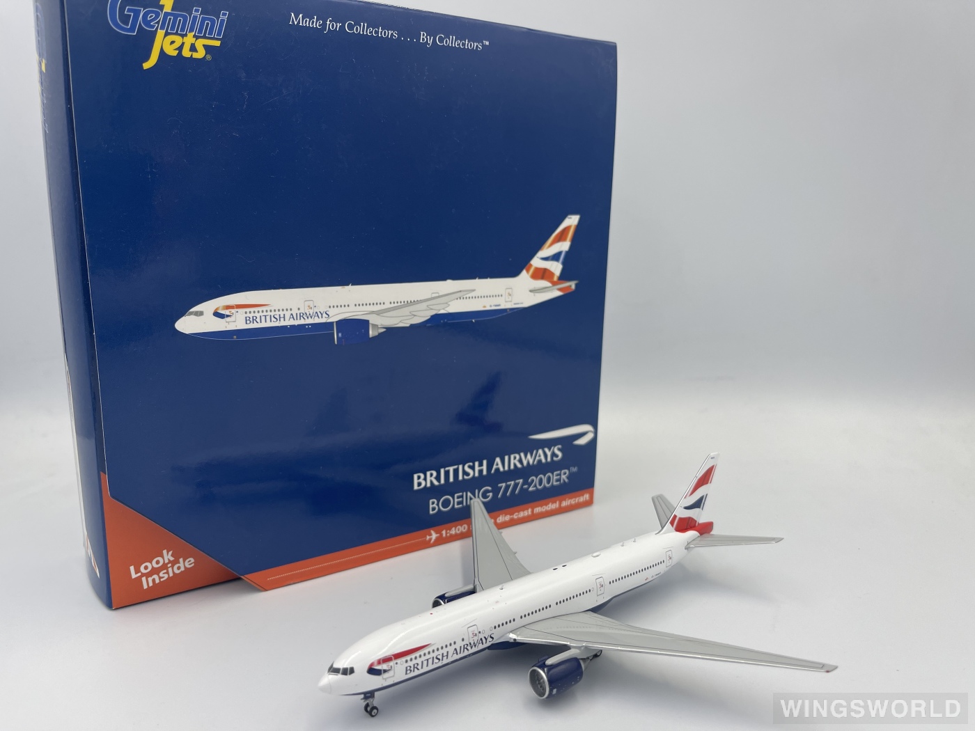 Geminijets 1:400 GJBAW1416 British Airways 英国航空 Boeing 777-200 G-YMMR