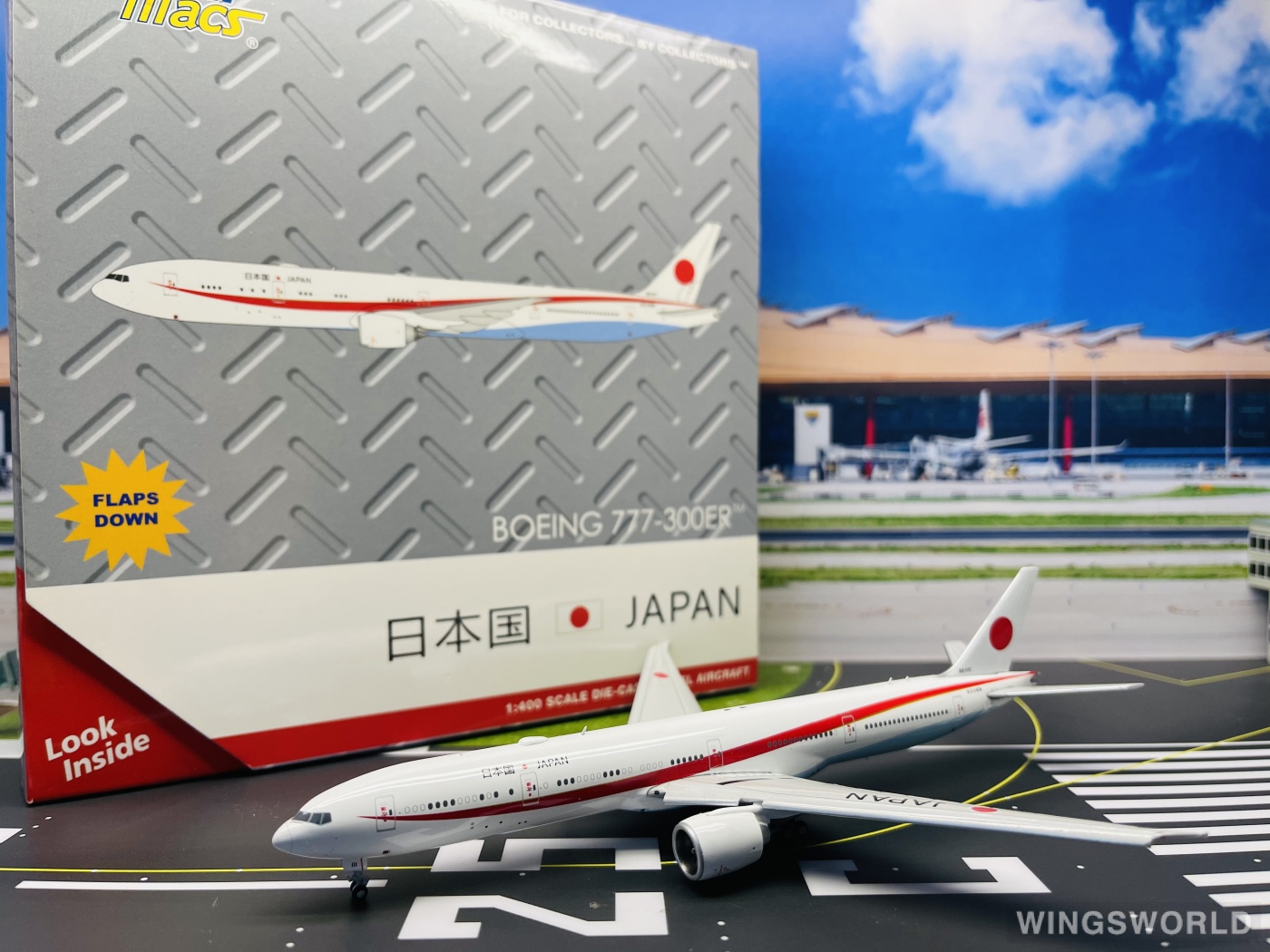 Geminijets 1:400 GMJSD086F JASDF 日本航空自卫队 Boeing 777-300 80-1111