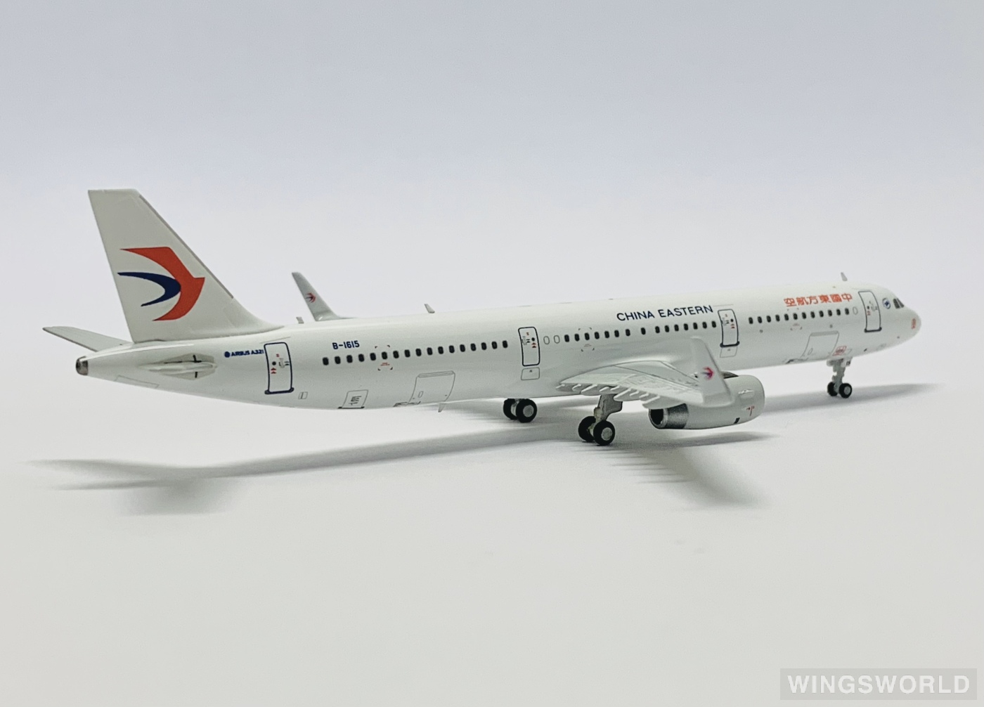 HYJLwings 1:400 HYJL81021 China Eastern 中国东方航空 Airbus A321 B-1615