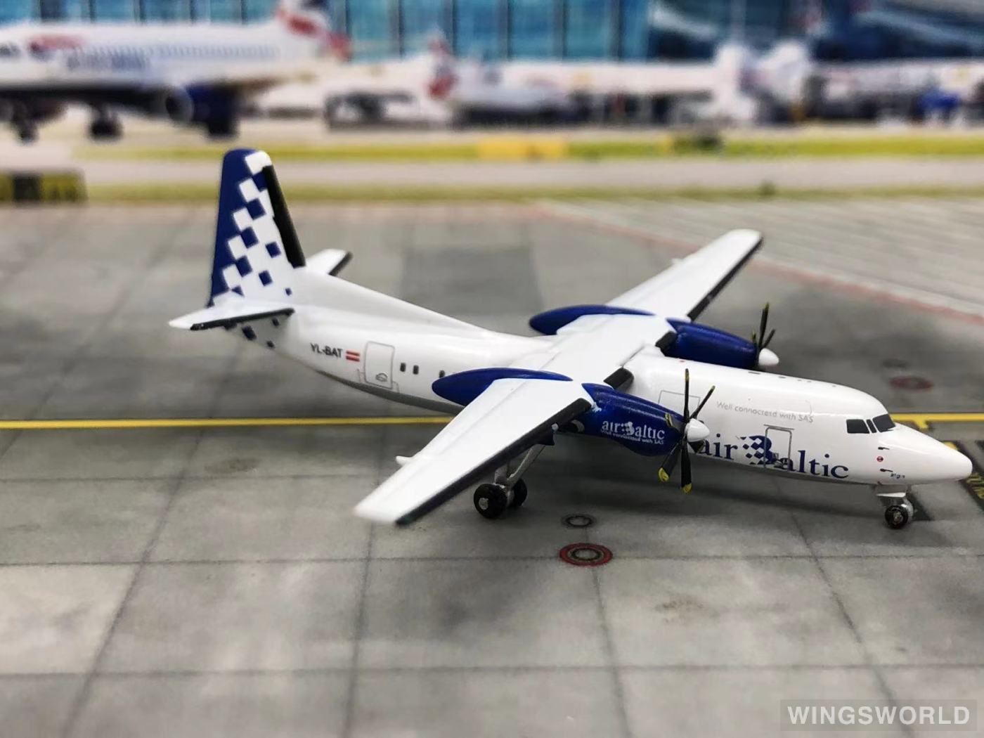 JC Wings 1:400 JC4021 airBaltic 波罗的海航空 Fokker F-27 YL-BAT