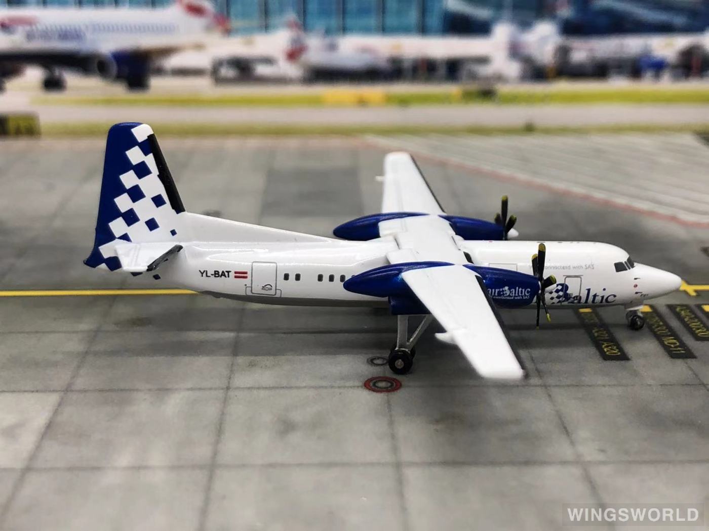 JC Wings 1:400 JC4021 airBaltic 波罗的海航空 Fokker F-27 YL-BAT