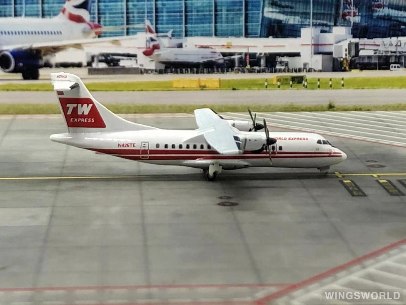 Geminijets 1:400 GJTWA1089 TWA 环球航空 ATR 42 N426TE