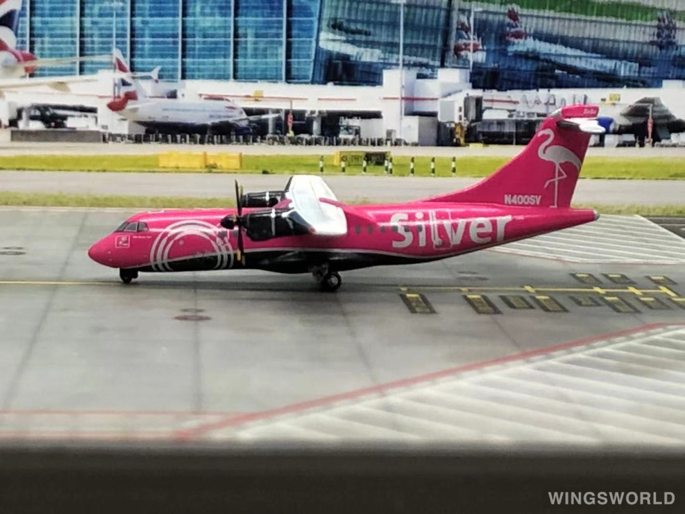 Geminijets 1:400 GJSIL1793 Silver Airways ATR 42 N400SV