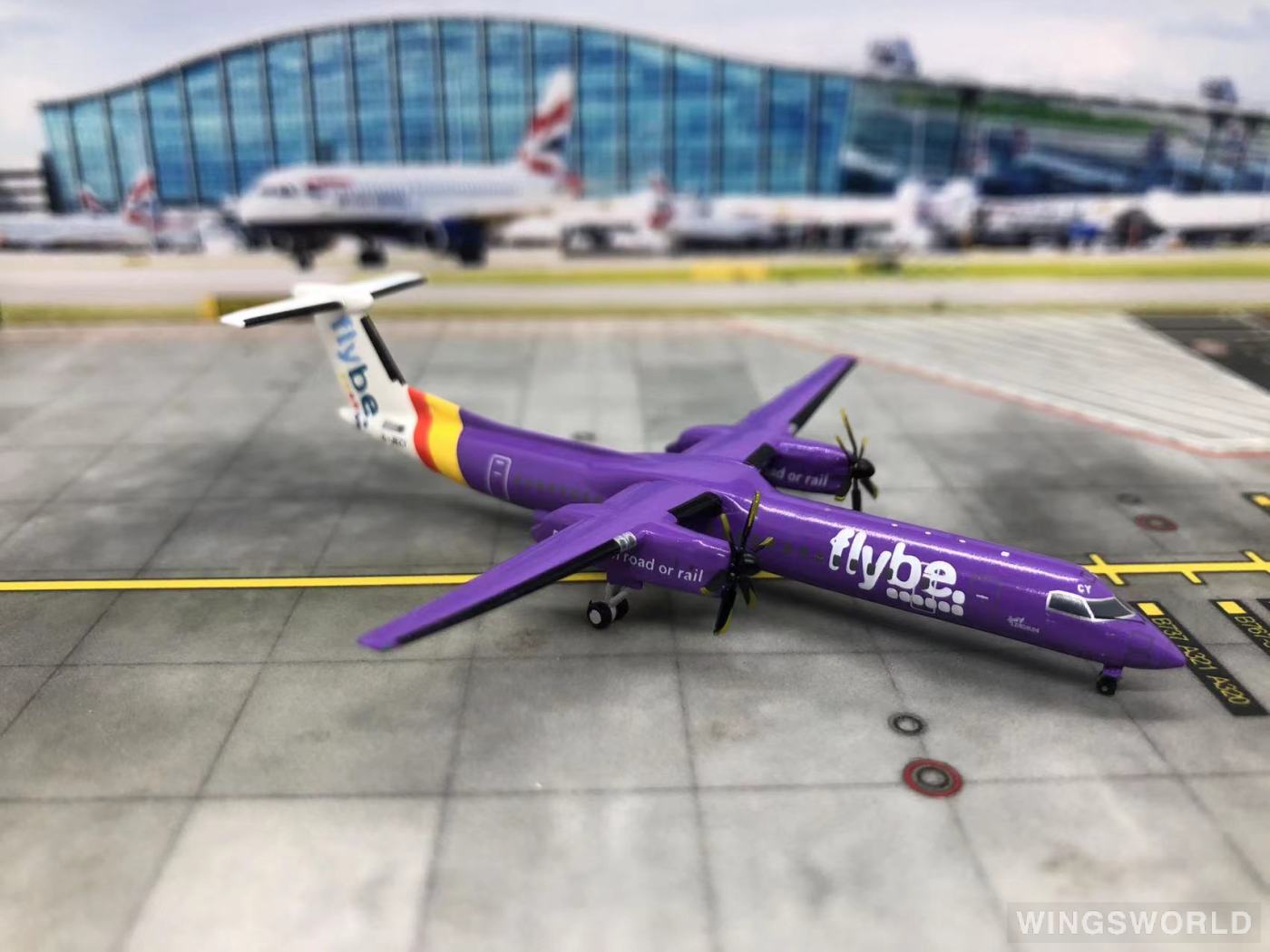 Geminijets 1:400 GJBEE1443 Flybe 弗莱比航空 Bombardier Dash 8-400 G-JECY