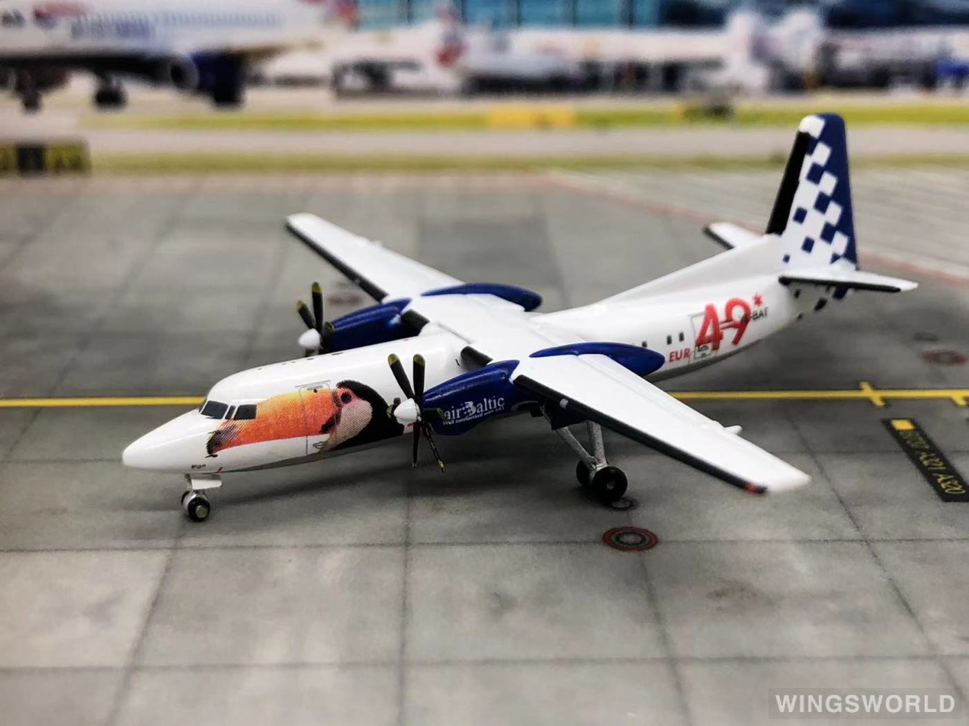 JC Wings 1:400 JC4021 airBaltic 波罗的海航空 Fokker F-27 YL-BAT