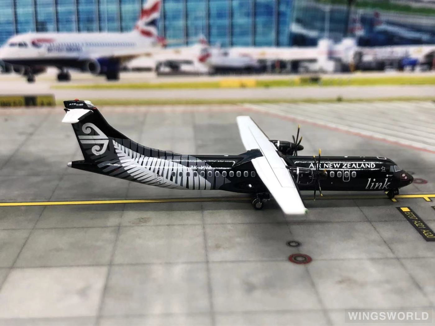 JC Wings 1:400 XX4930 Air New Zealand 新西兰航空 ATR 72 ZK-MVA