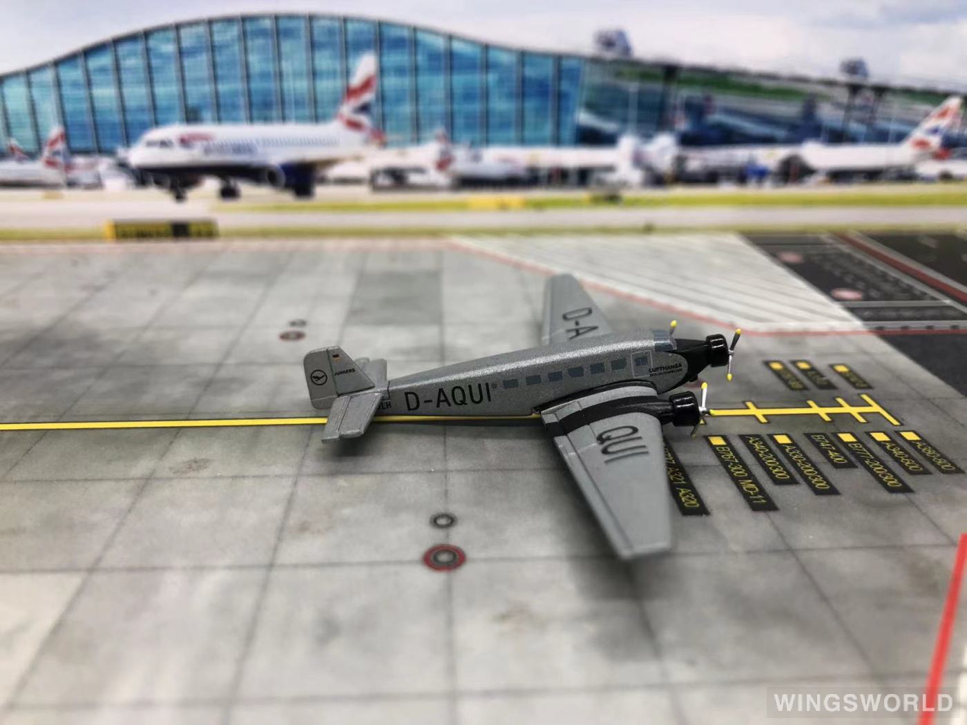 Herpa 1:400 561570 Lufthansa 汉莎航空 Junkers Ju 52 D-CDLH