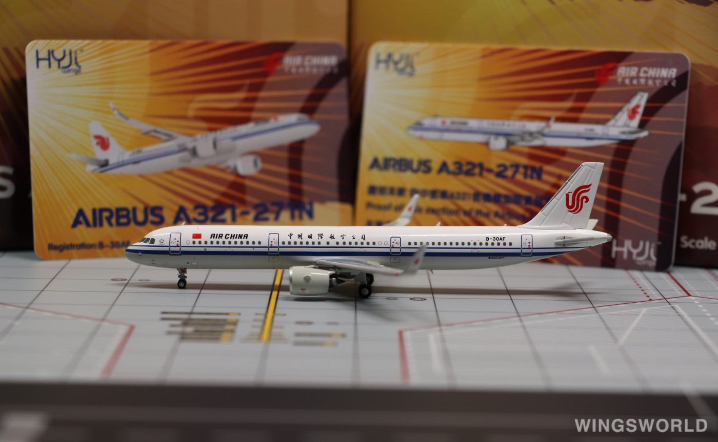 HYJLwings 1:400 HYJL81072 Air China 中国国际航空 Airbus A321neo B-30AF