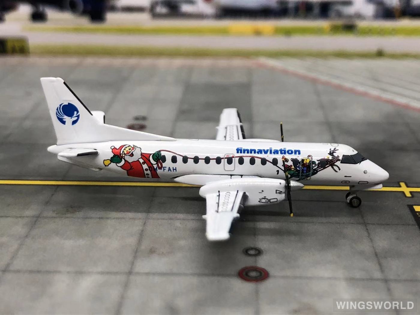 JC Wings 1:400 JC4170 Finnair 芬兰航空 Saab 340 OH-FAH