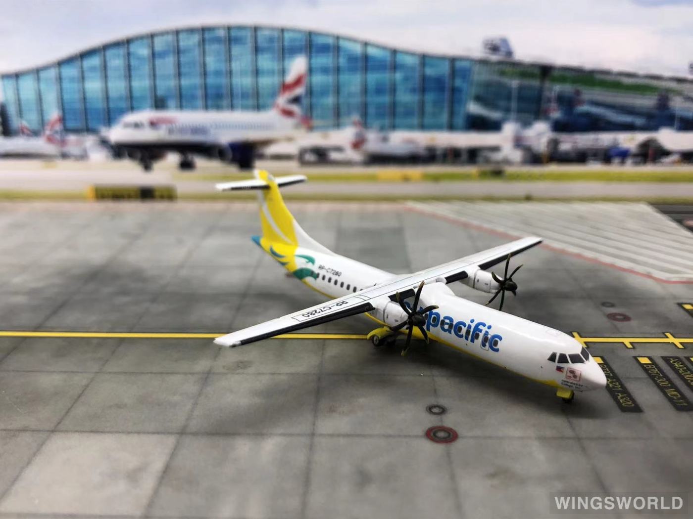 Geminijets 1:400 CEB4A72 Cebu Pacific Air 宿务太平洋航空 ATR 72 RP-C7280