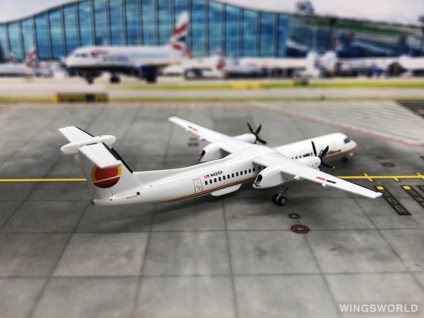 Geminijets 1:400 GJASA1879 Alaska Airlines 阿拉斯加航空 Bombardier Dash 8-400 N421QX