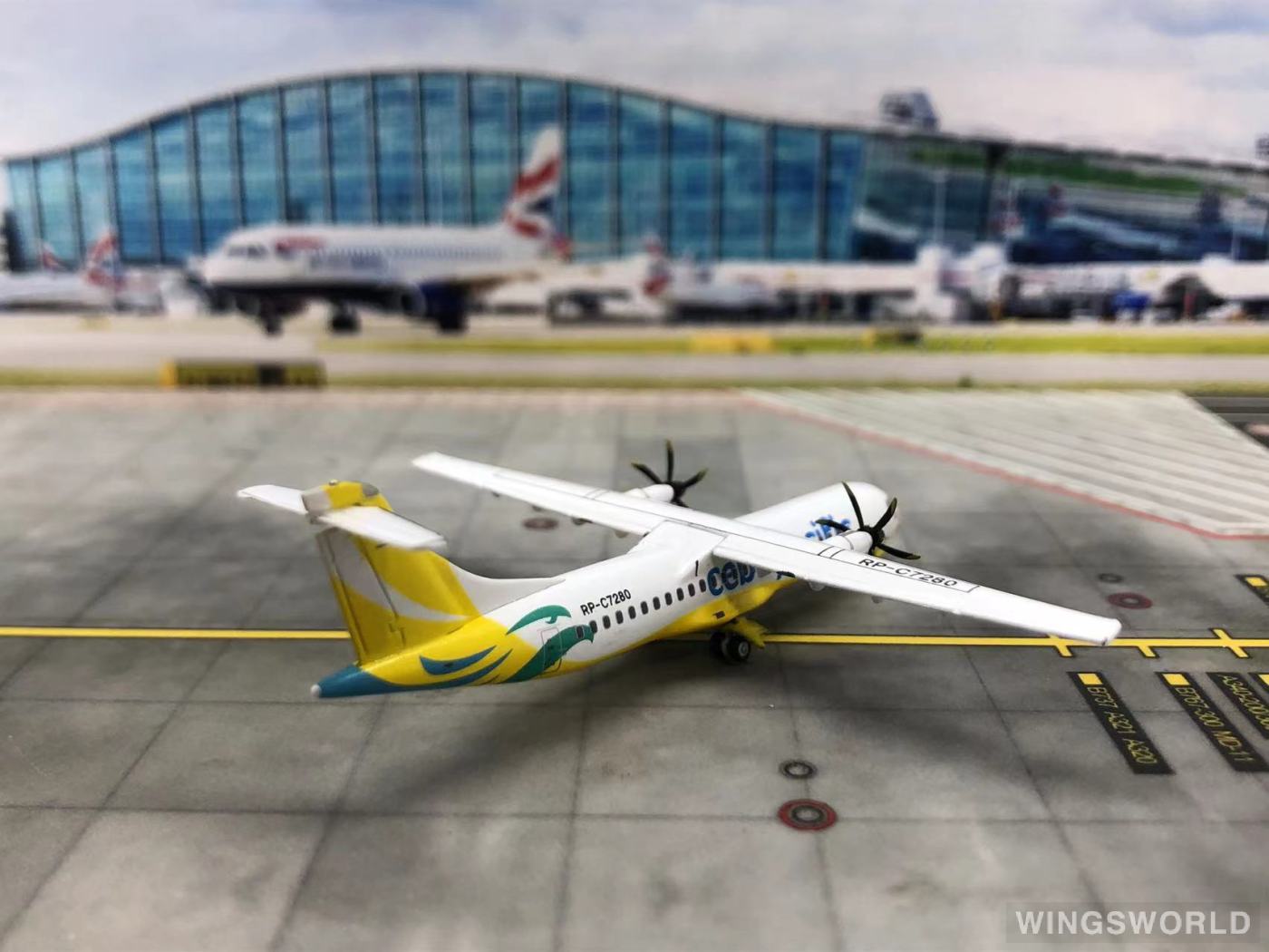 Geminijets 1:400 CEB4A72 Cebu Pacific Air 宿务太平洋航空 ATR 72 RP-C7280