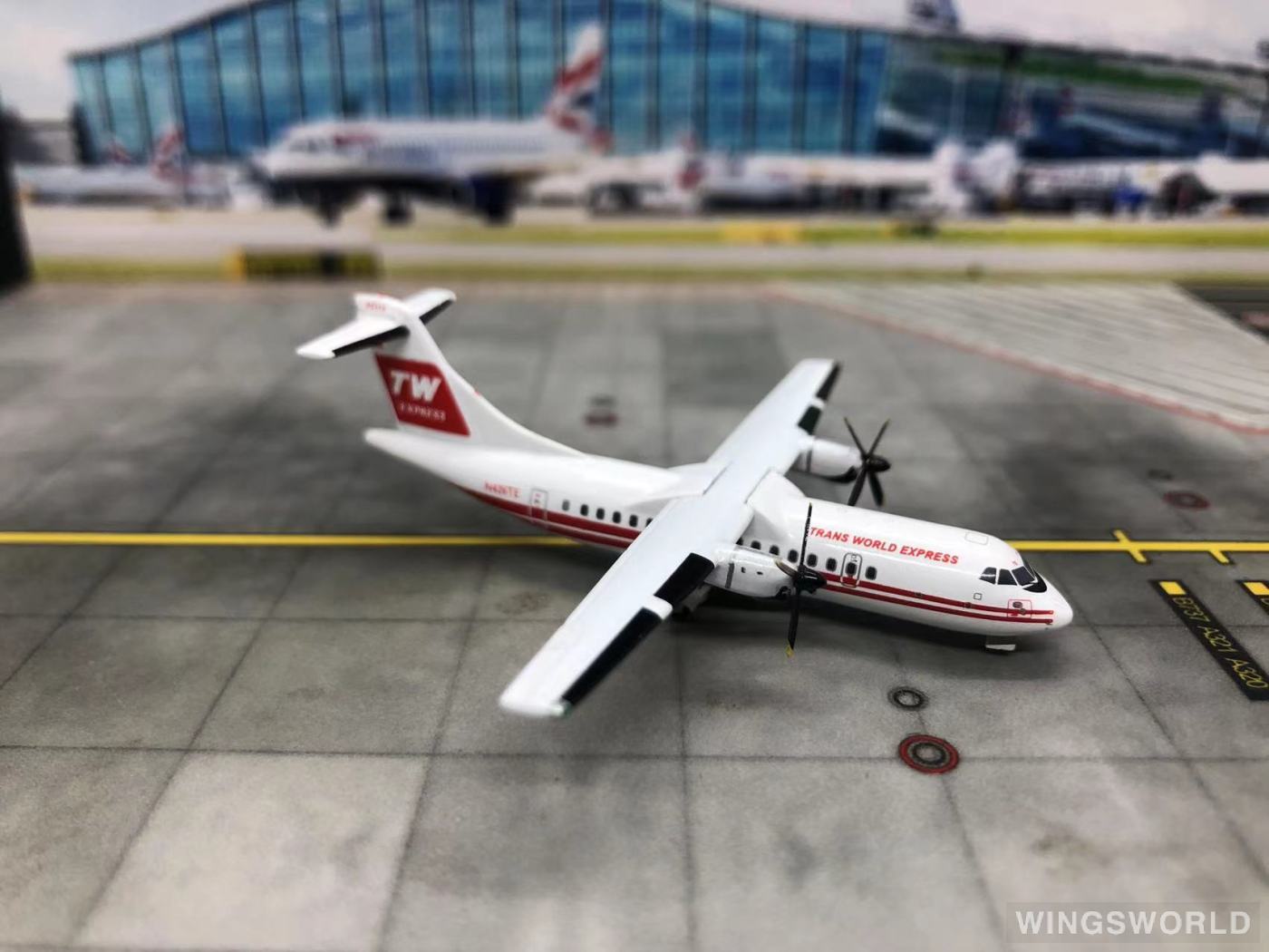 Geminijets 1:400 GJTWA1089 TWA 环球航空 ATR 42 N426TE