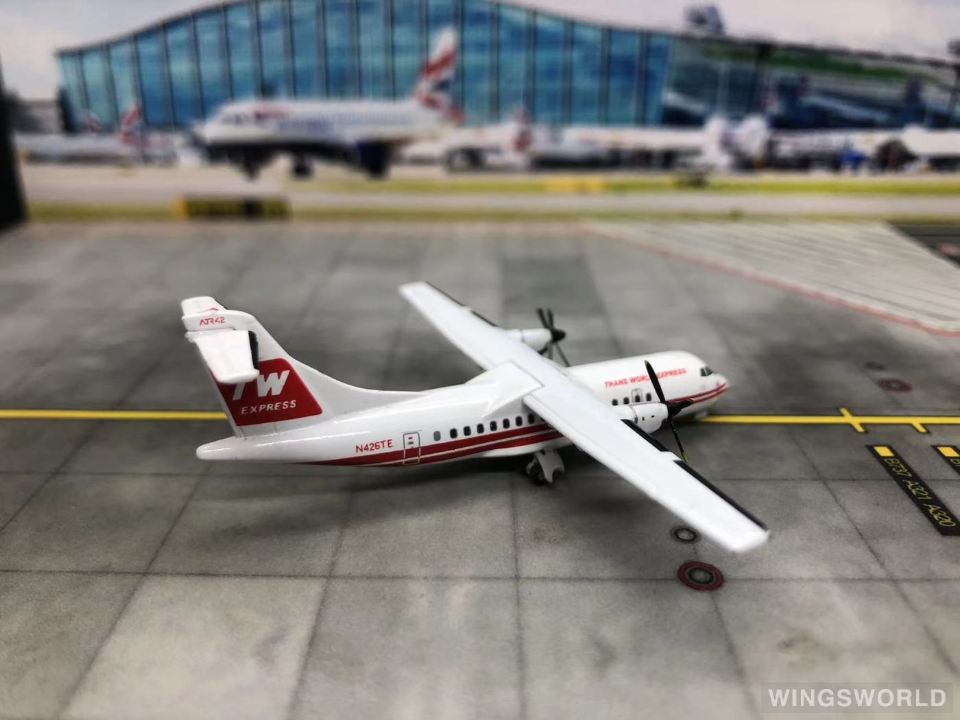 Geminijets 1:400 GJTWA1089 TWA 环球航空 ATR 42 N426TE