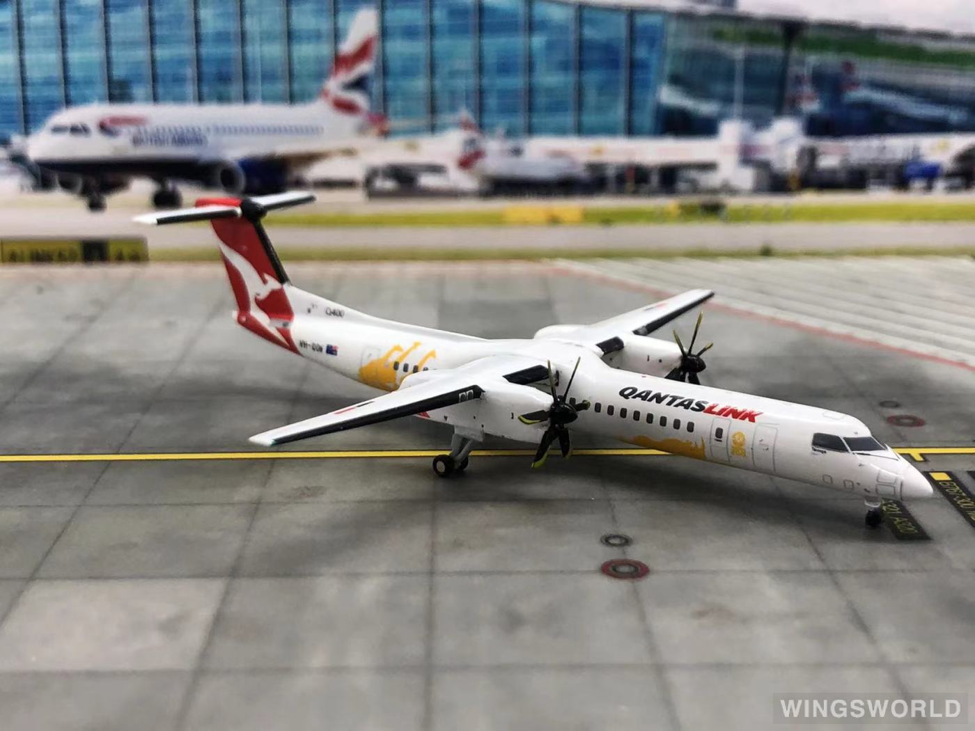 Geminijets 1:400 GJQFA1043 QantasLink 澳洲连线航空 Bombardier Dash 8-400 VH-QOW