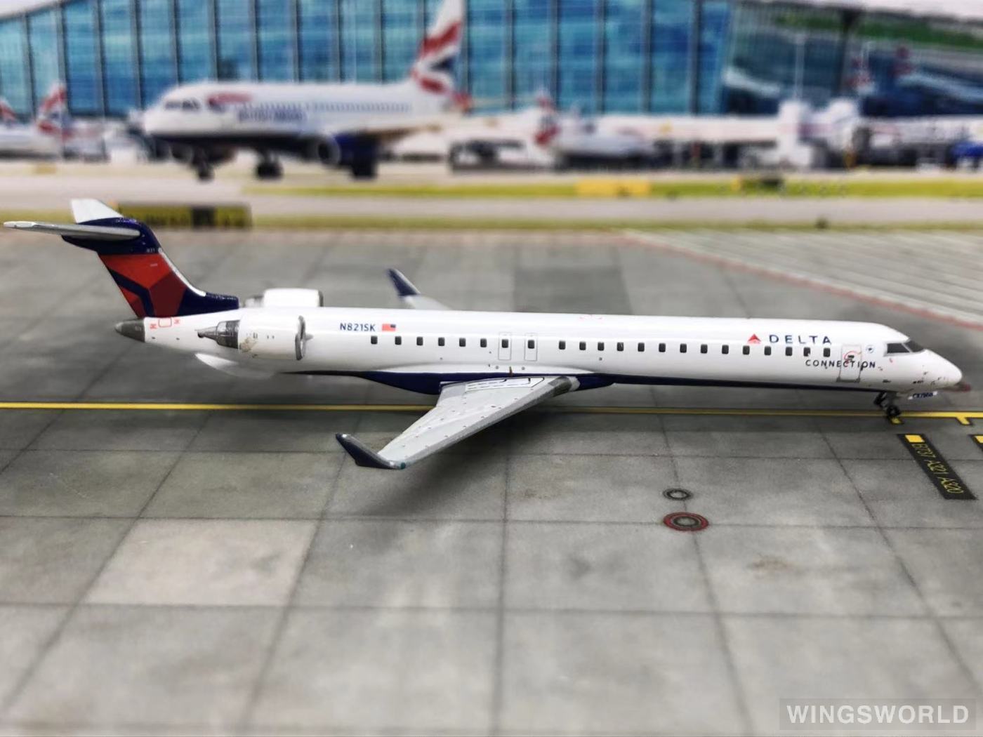 Geminijets 1:400 GJDAL1965 Delta Air Lines 达美航空 Bombardier CRJ900 N821SK