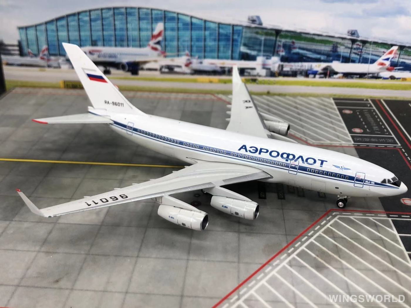Phoenix 1:400 PH10668 Aeroflot 俄罗斯航空 Ilyushin Il-96 RA-96011