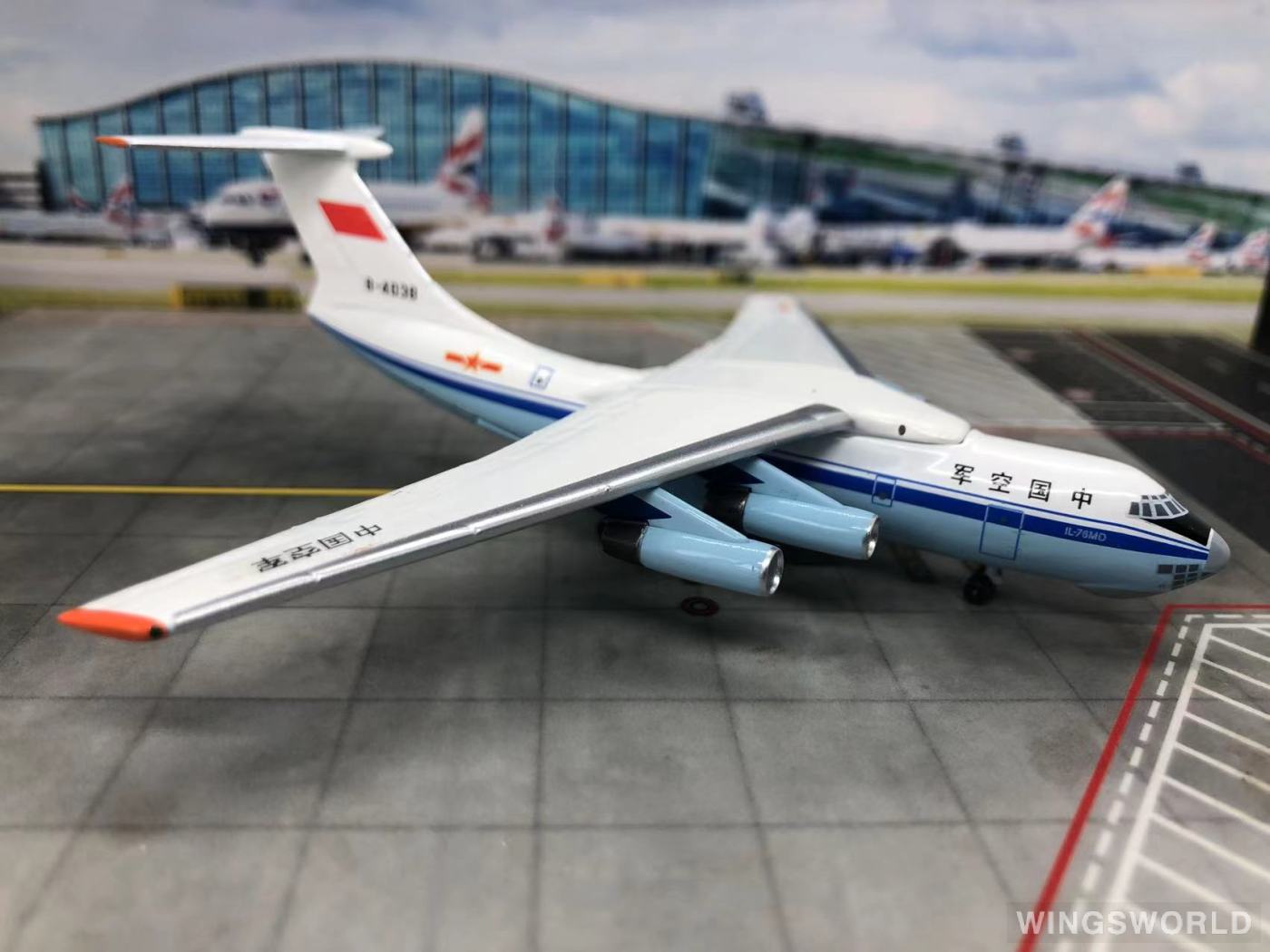 AeroClassics 1:400 ACB4038 China United Airlines 中国联合航空 Ilyushin Il-76 B-4038