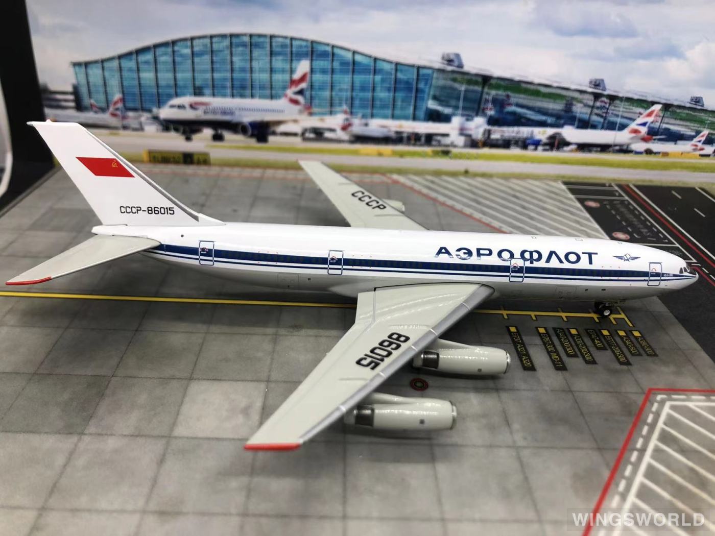 Geminijets 1:400 Ilyushin Il-86 Aeroflot 俄罗斯航空GJAFL1081 CCCP-86015  的照片作者:图波列夫飞行大队- 飞机模型世界资料库