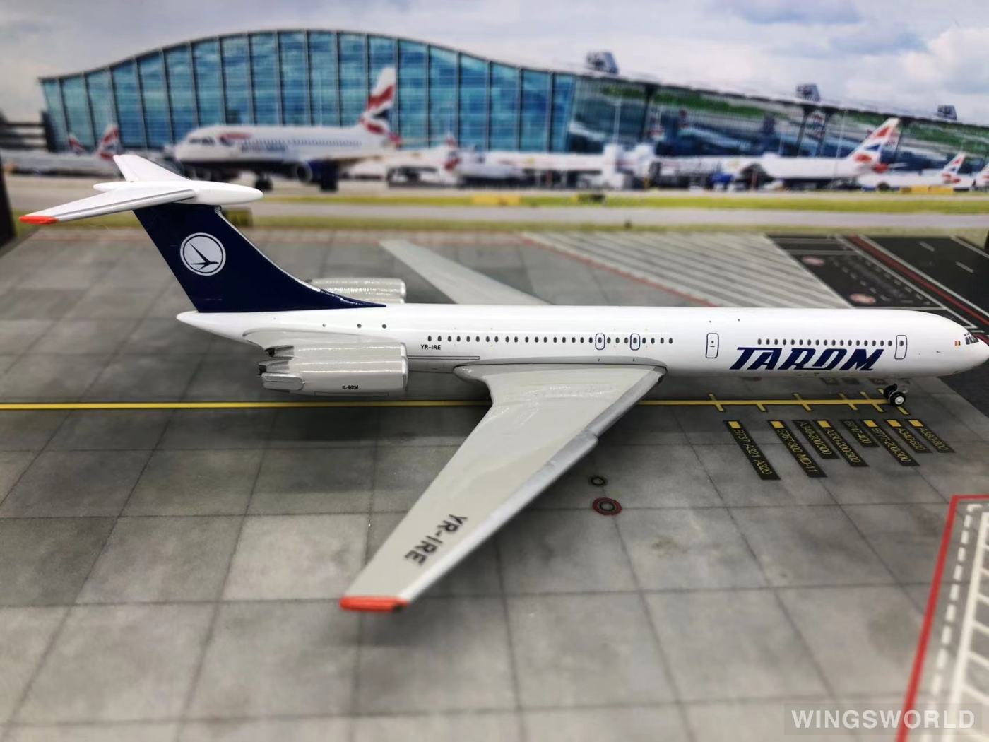Geminijets 1:400 GJROT1492 Tarom 罗马尼亚航空 Ilyushin Il-62 YR-IRE