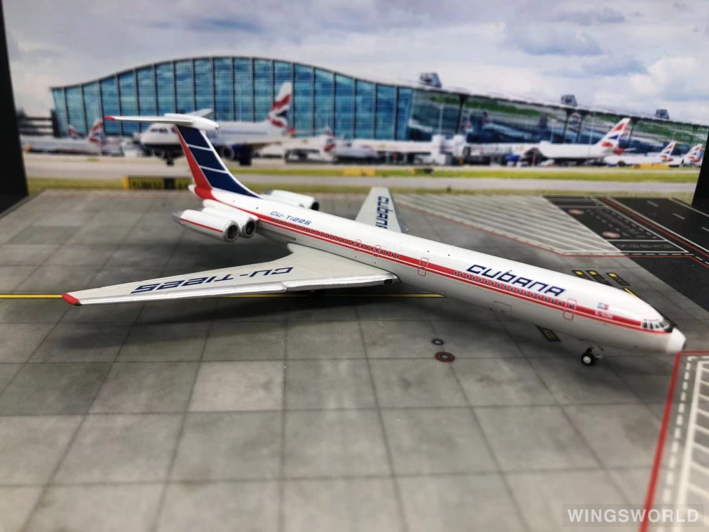 Geminijets 1:400 GJCUB1249 Cubana 古巴航空 Ilyushin Il-62 CU-T1225