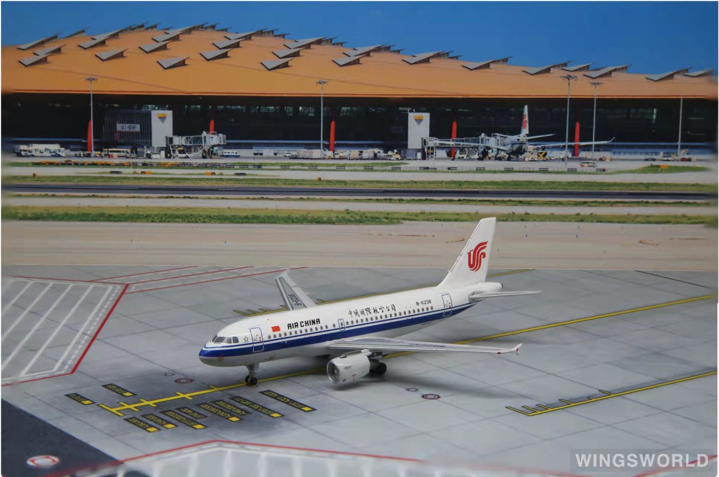 Pandamodel 1:400 PM-B-6238 Air China 中国国际航空 Airbus A319 B-6238