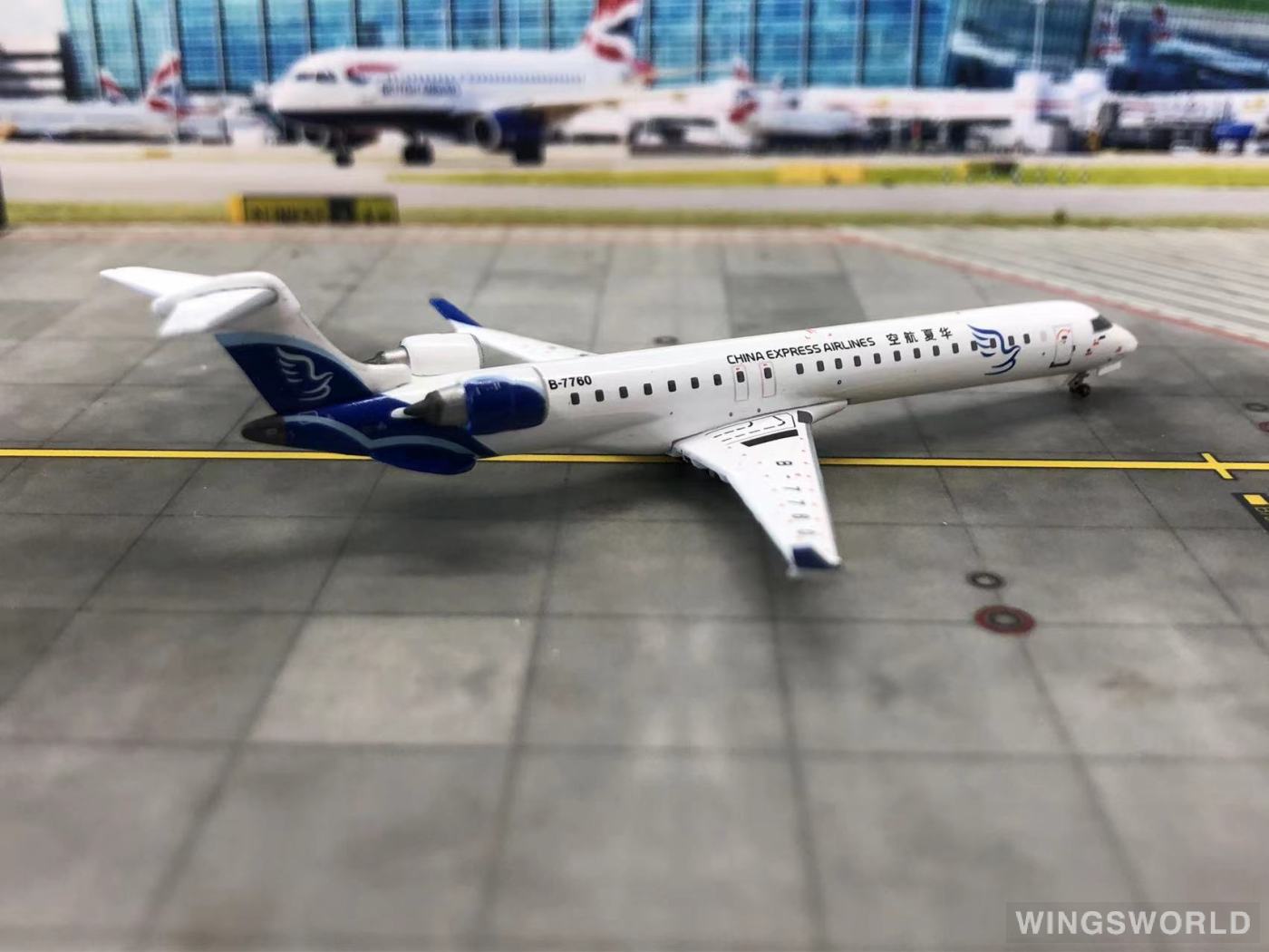 JC Wings 1:400 KD4083 China Express Airlines 华夏航空 Bombardier CRJ900 B-7760