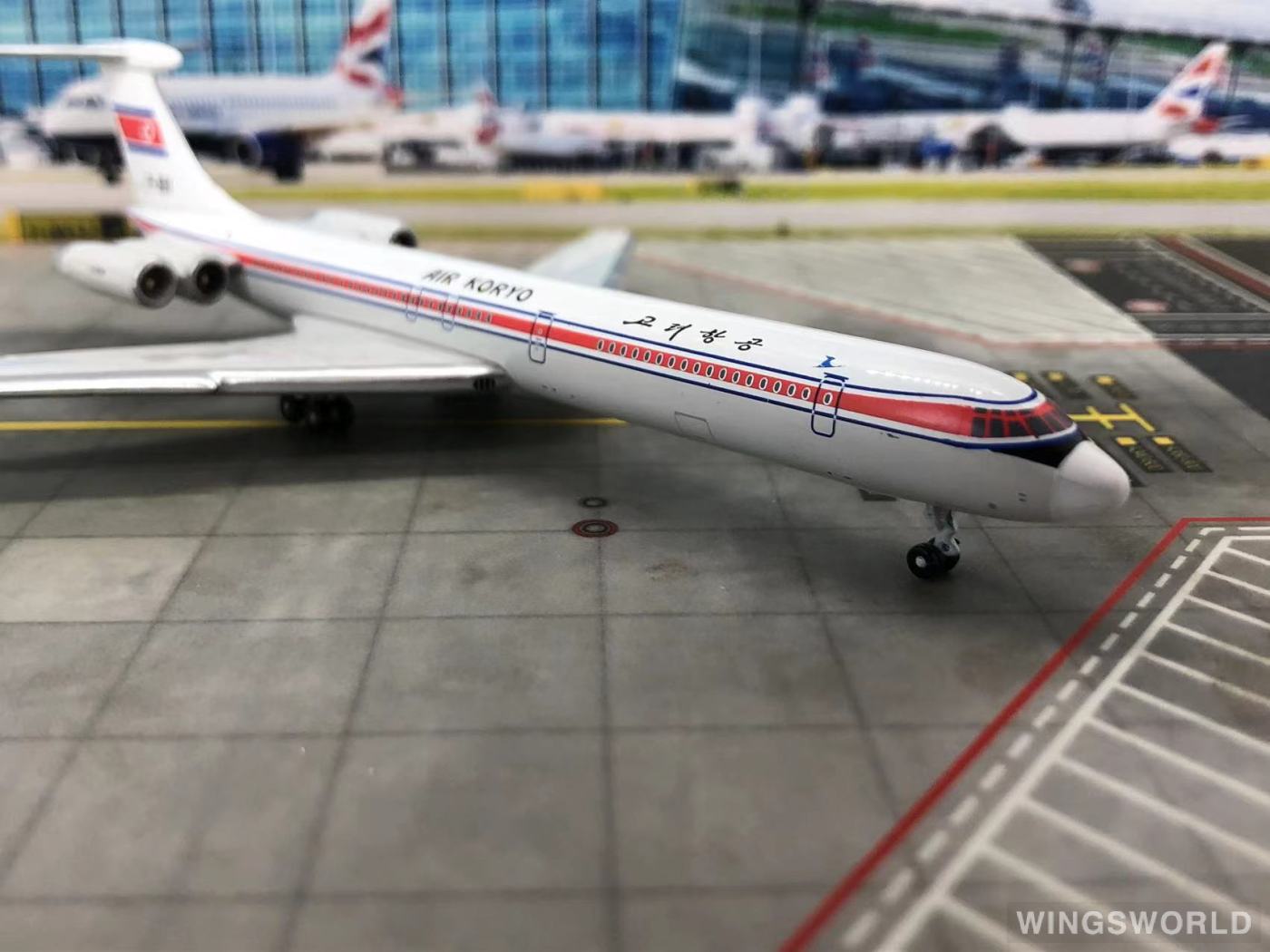 Geminijets 1:400 Ilyushin Il-62 Air Koryo 朝鲜高丽航空GJKOR663 P 