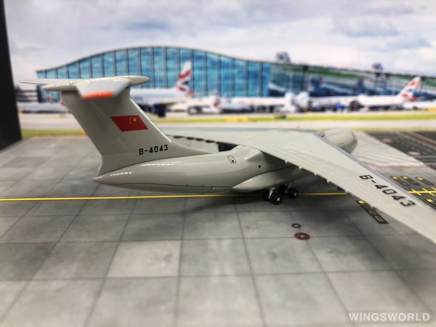 AeroClassics 1:400 AC18234B PLAAF 中国空军 Ilyushin Il-76 B-4043