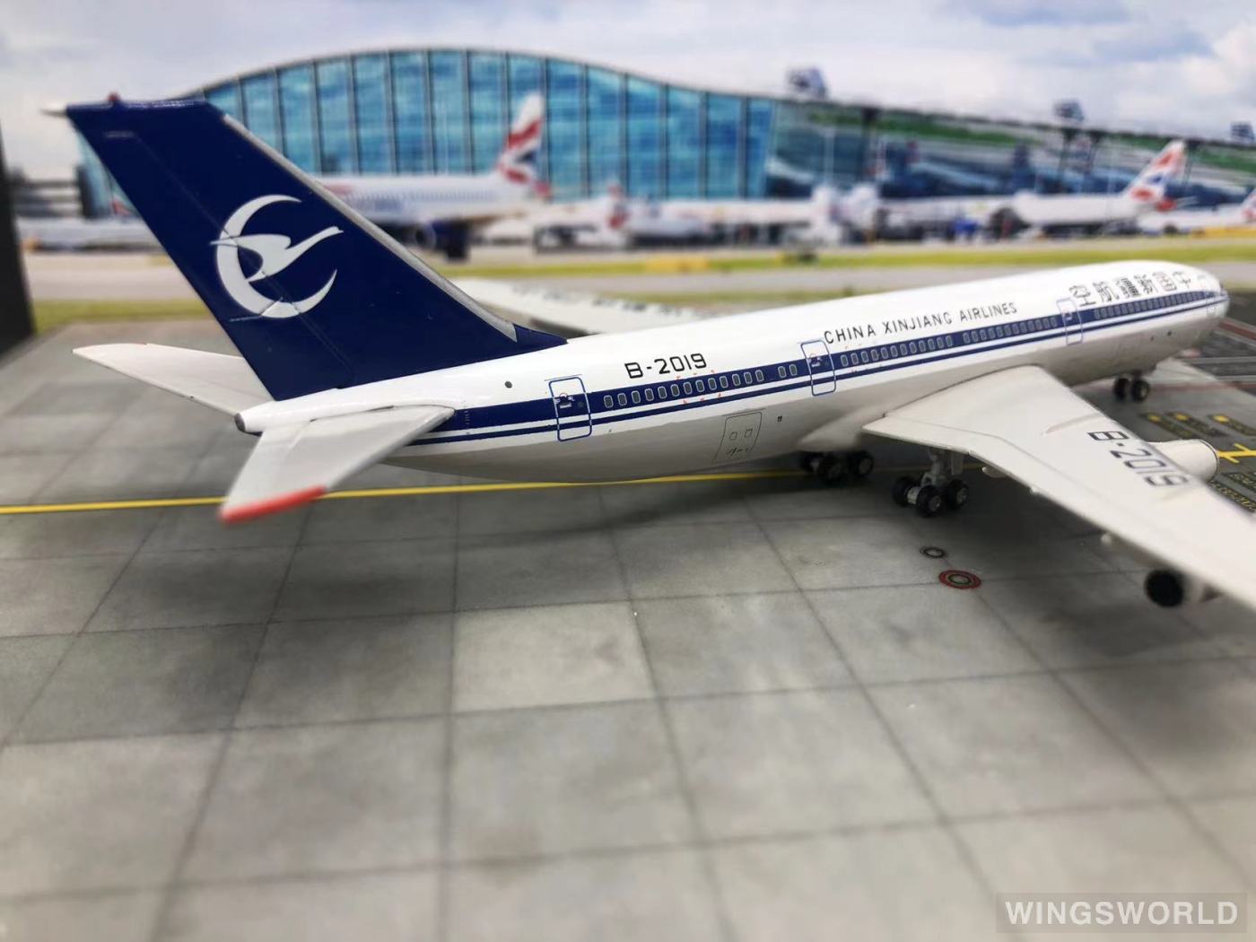 Geminijets 1:400 GJCXJ395 China Xinjiang Airlines 中国新疆航空 Ilyushin Il-86 B-2019