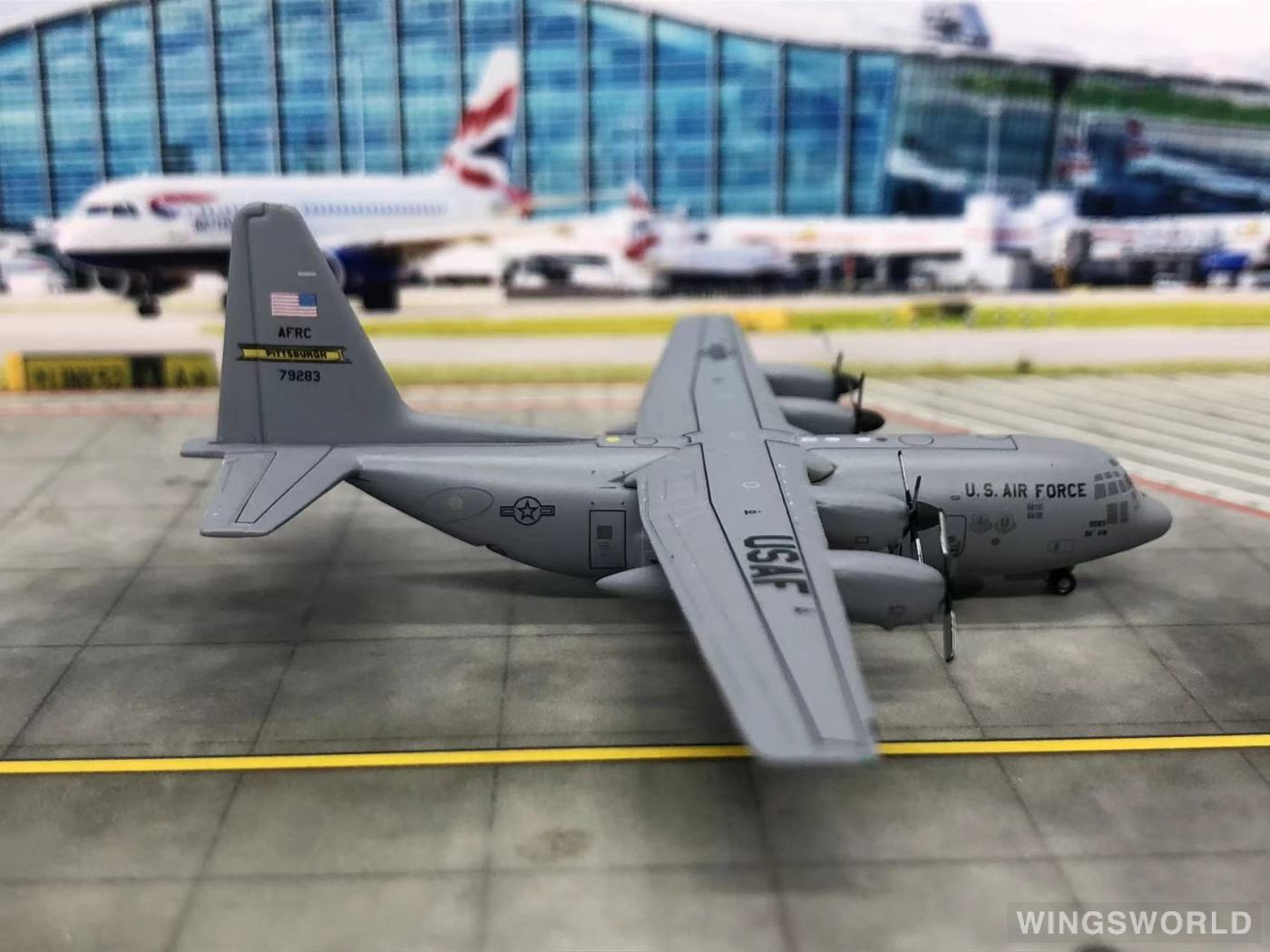 Geminijets 1:400 GMUSA079 USAF 美国空军 Lockheed C-130 Hercules 79283