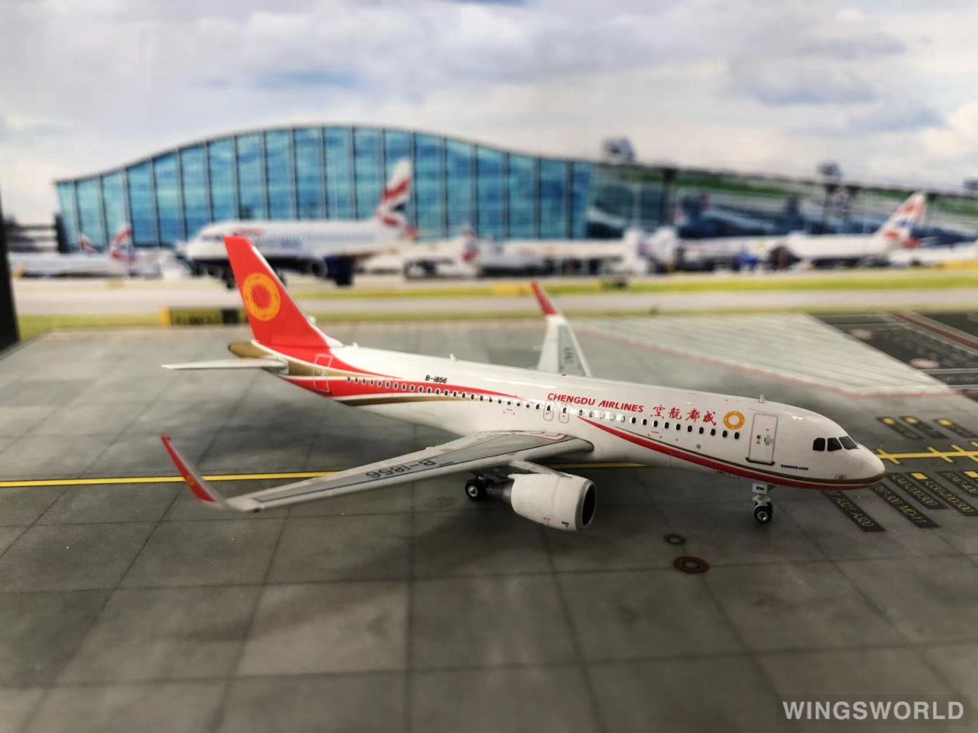 Phoenix 1:400 PH11066 Chengdu Airlines 成都航空 Airbus A320 B-1856