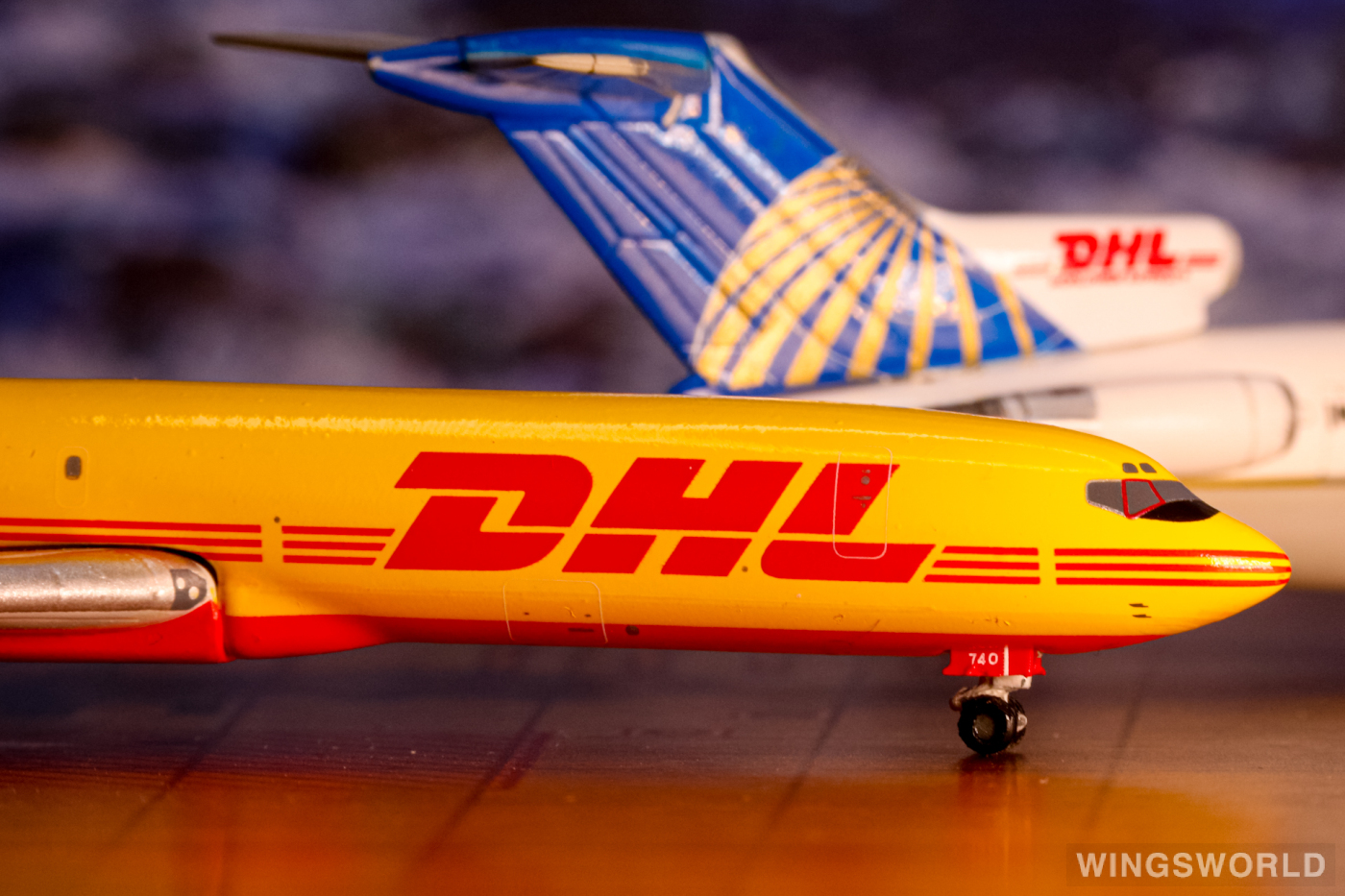 Geminijets 1:400 GJDHL780 DHL 敦豪 Boeing 727-200 N740DH