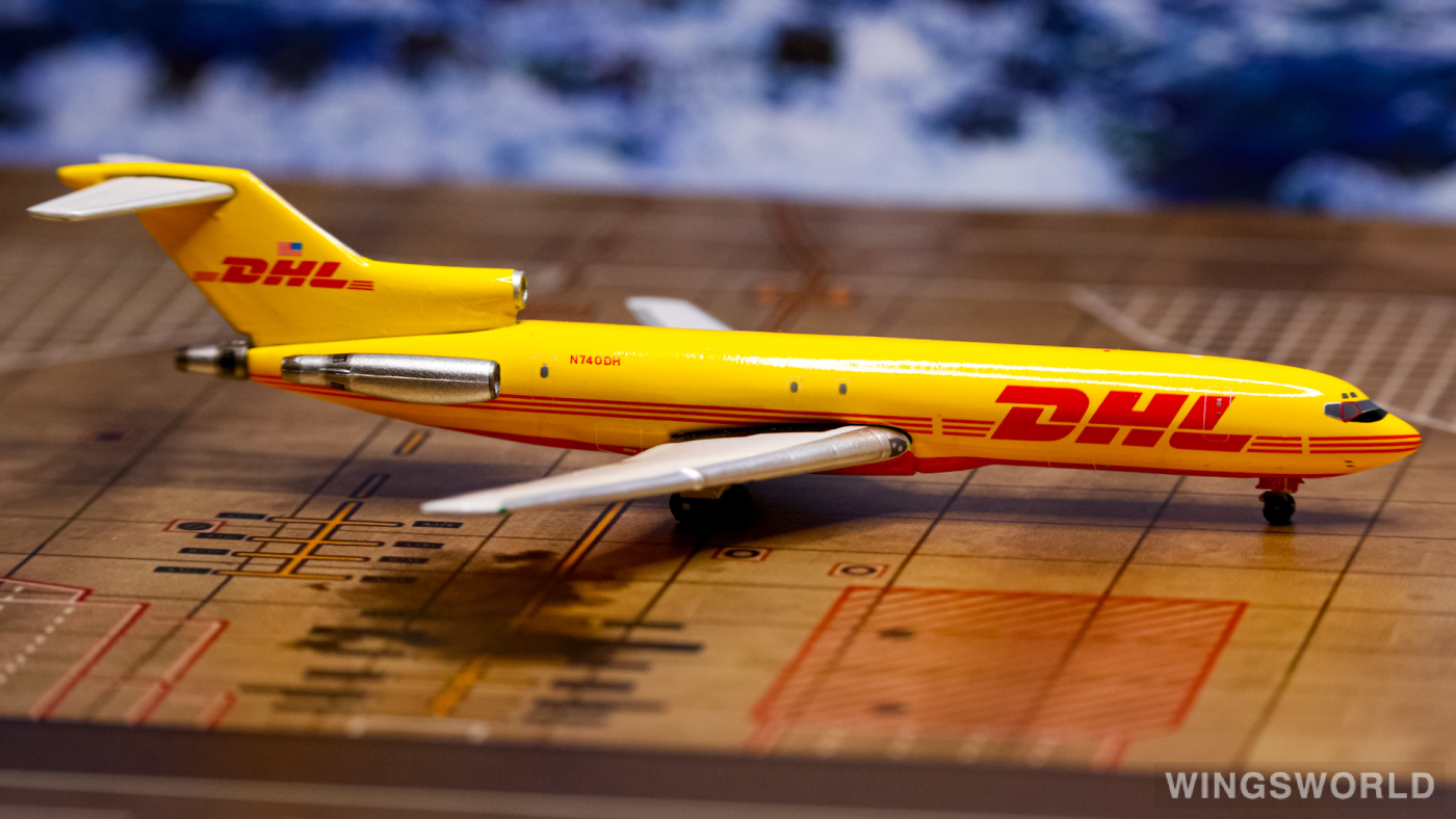 Geminijets 1:400 GJDHL780 DHL 敦豪 Boeing 727-200 N740DH