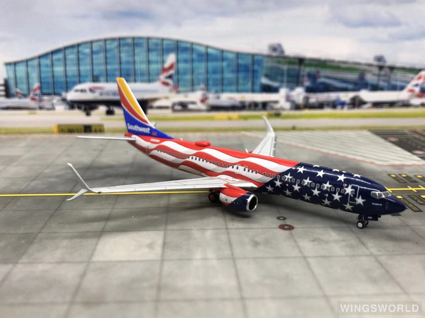 NGmodels 1:400 NG58110 Southwest Airlines 美国西南航空 Boeing 737-800 N500WR