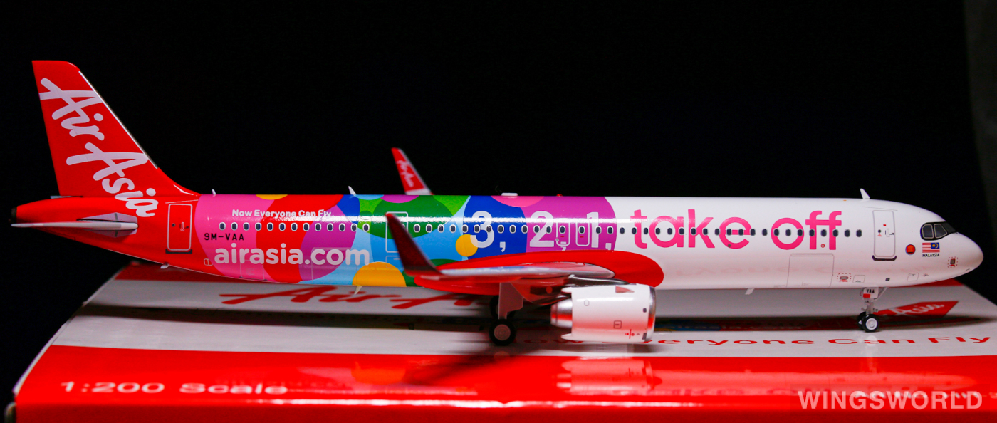 Inflight200 1:200 HH-321-01 AirAsia 亚洲航空 Airbus A321neo 9M-VAA