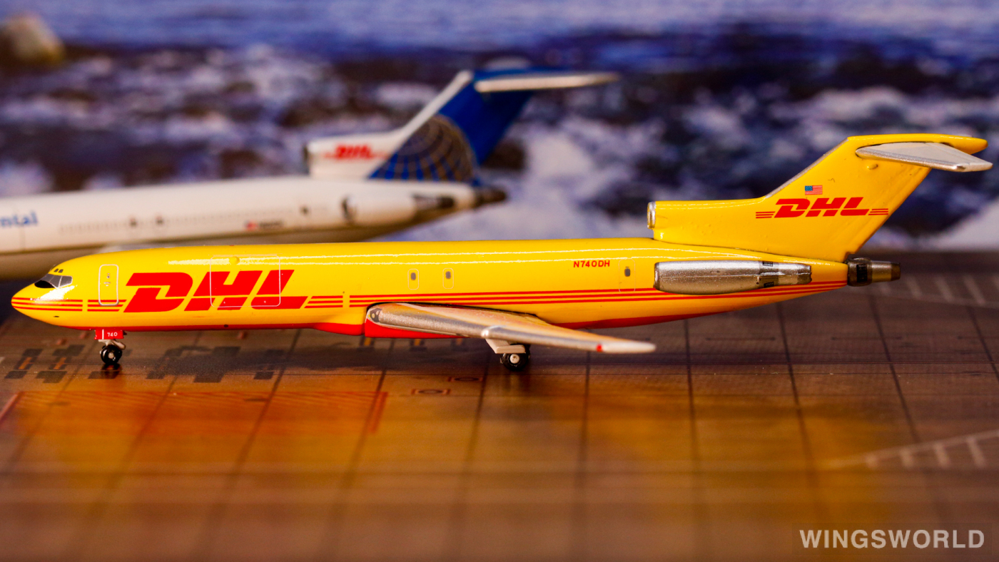 Geminijets 1:400 GJDHL780 DHL 敦豪 Boeing 727-200 N740DH