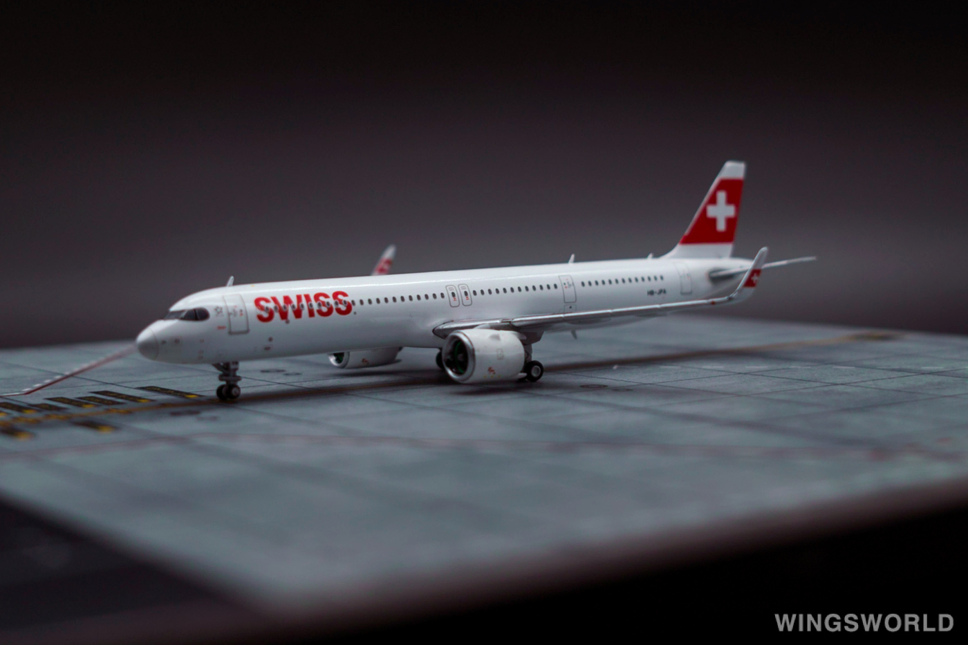 JC Wings 1:400 EW421N007 Swiss 瑞士国际航空 Airbus A321neo HB-JPA