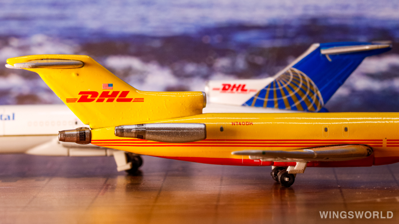 Geminijets 1:400 GJDHL780 DHL 敦豪 Boeing 727-200 N740DH