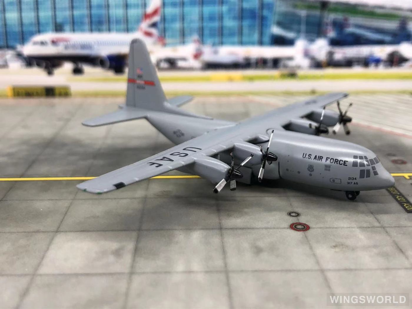 Geminijets 1:400 GMUSA007 USAF 美国空军 Lockheed C-130 Hercules 42134