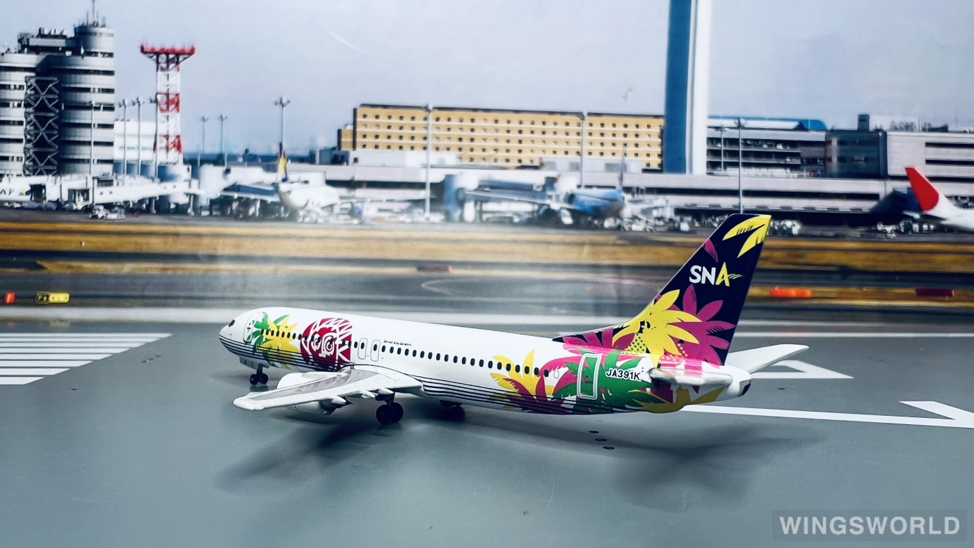 Geminijets 1:400 15737K Skynet Asia Airways 亚洲天网航空 Boeing 737-400 JA391K