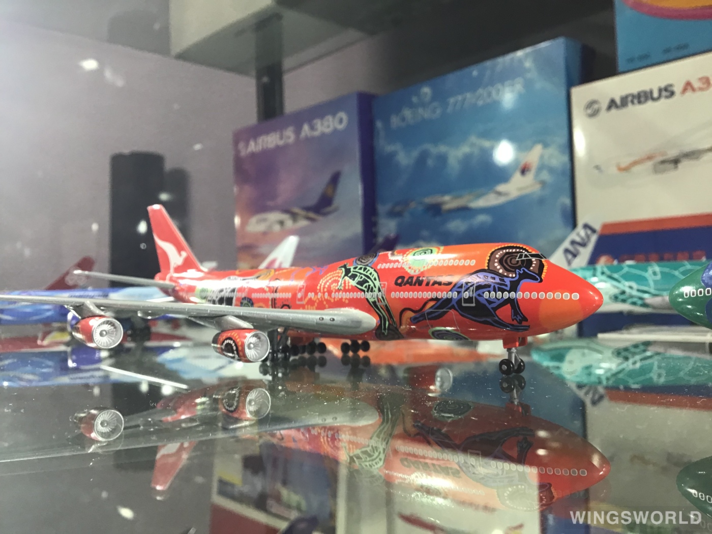 Dragon Models 1:400 55100 Qantas 澳洲航空 Boeing 747-400 VH-OJB