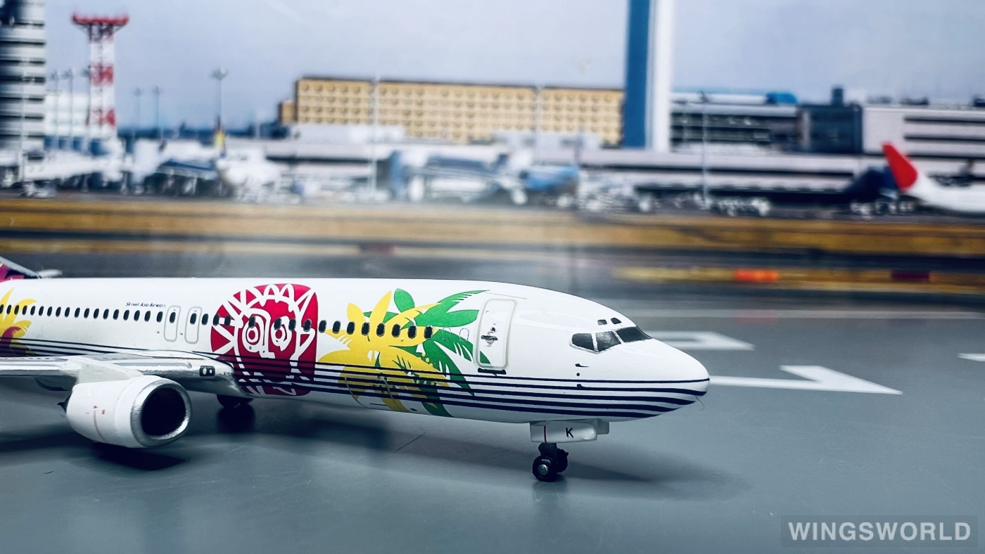 Geminijets 1:400 15737K Skynet Asia Airways 亚洲天网航空 Boeing 737-400 JA391K